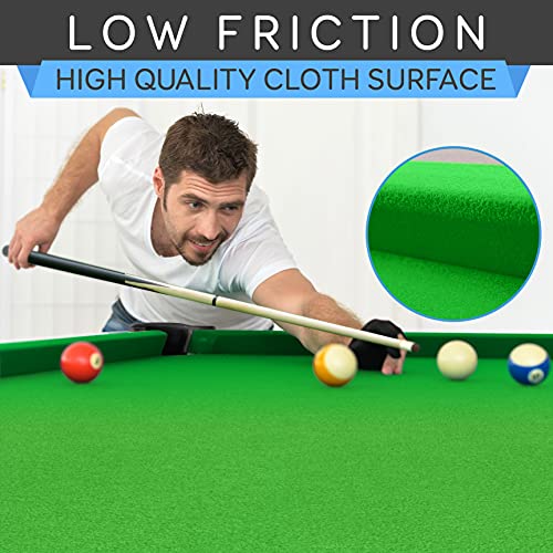 SereneLife Folding Pool Table Green