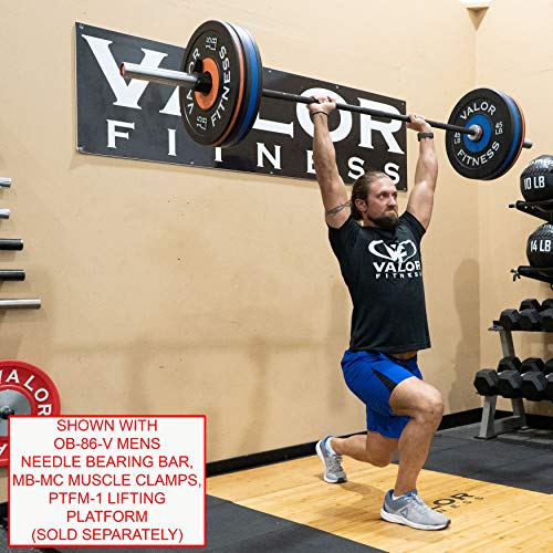 Valor Fitness BPP-270B Bumper Plate 270 lb Set