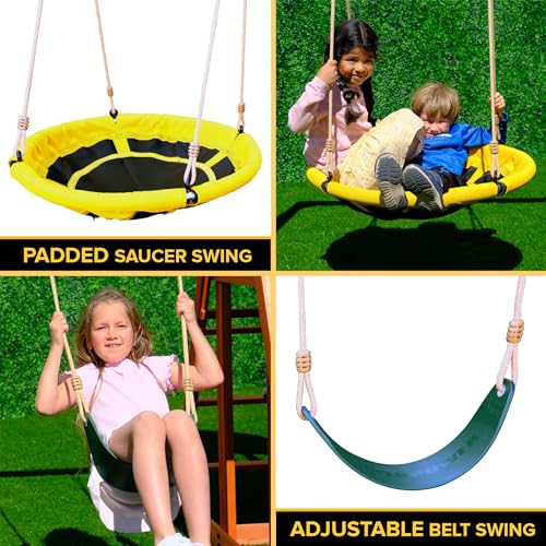 Sportspower Amelia A-Frame Swing Set Green