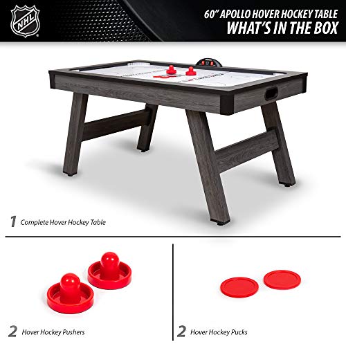 EastPoint Sports 60" Apollo Hover Hockey Table with LED Scoring Grey