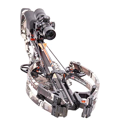 RAVIN R10 400 FPS Crossbow Predator Camo Bundle with Steel Broadheads & Shoulder Sling