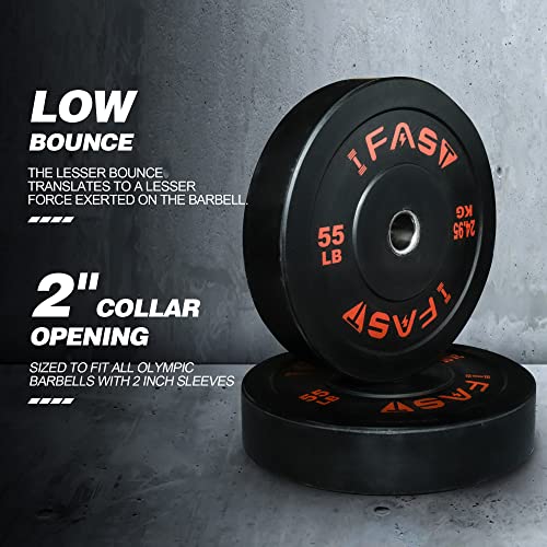 IFAST Hex Bar Weights Set Trap Bar Olympic Bumper Weight Plates Black