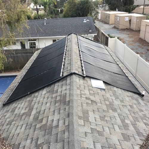 SolarPoolSupply Industrial Grade Solar Pool Heater Panel Black