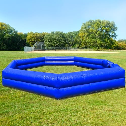 OZIS 20FT PVC Inflatable Gaga Ball Pit with Built-in Blower Blue