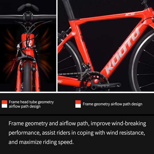 KOOTU Carbon Road Bike Red