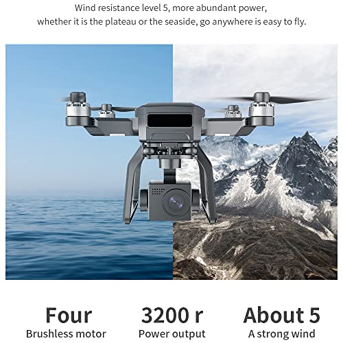 SJRC F7 PRO GPS Drone 4K Dual Camera 3-Axis Gimbal Quadcopter (Two Batteries)