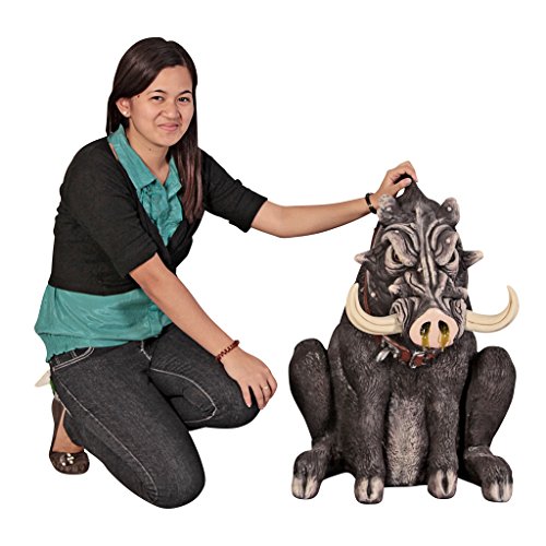 Design Toscano Bad Intentions Giant Warthog Garden Statue Full Color