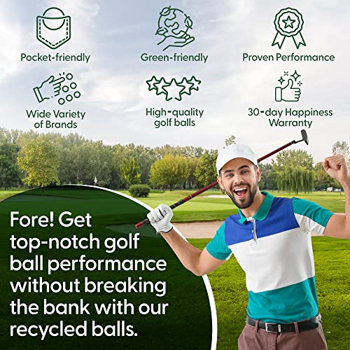 Golf Ball Monkey Recycled Pro V1x White Golf Balls 100 Pack - 5A / Mint
