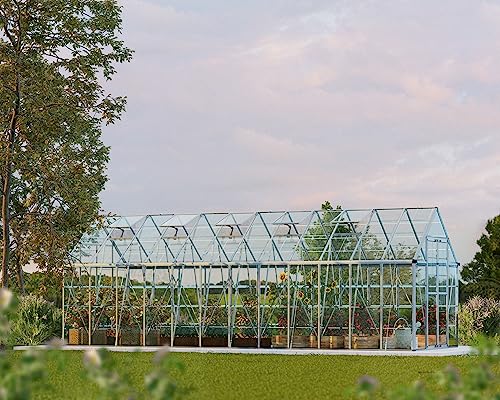 Palram Canopia Snap & Grow 8x24 Ft. Greenhouse Kit Silver