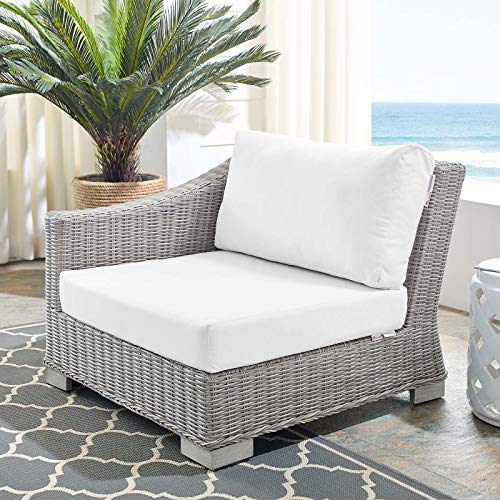 America Luxury - Outdoor Modern Rattan Lounge Chair White