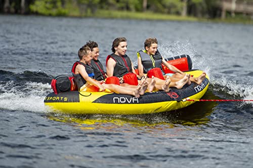 HO Nova 4 Towable Tube Black/Yellow