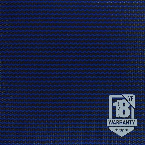 Blue Wave Rectangular In-Ground Pool Safety Cover 18x36 ft with Center Step Blue