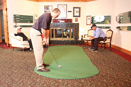 Big Moss Golf Practice Putting Chipping Green - THE GENERAL 6' X 12' Multicolor
