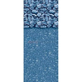 Pureline 33-Foot Round Overlap Pool Liner Aqua Marble Heavy Gauge
