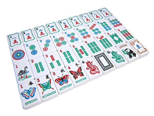 Linda Li American Mahjong Set Artisan Collection Butterfly Series Black Poppy Bag