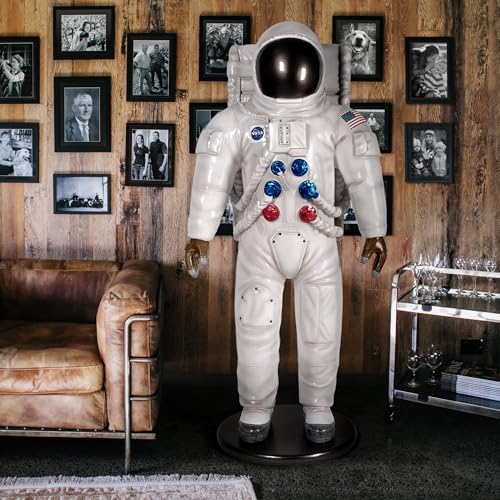 Design Toscano Man on The Moon Astronaut Statue Full Color