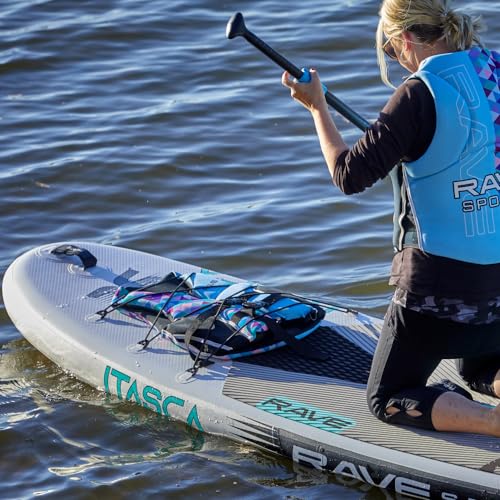 RAVE Sports Inflatable Stand Up Paddle Board Itasca 320 Quarry Blue