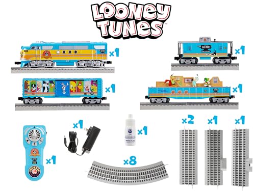 Lionel Looney Tunes Freight O Gauge Train Set Bluetooth & Remote Multi-color
