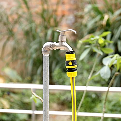 C/H 100M Reinforced PVC Garden Hose Yellow Green