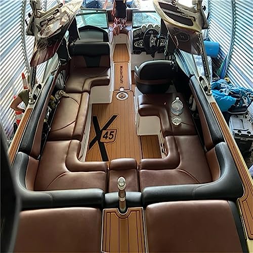 Zomanon Boat EVA Faux Teak Decking Floor Mat for 2005-2013 Mastercraft X45 - Multiple Color Options Available