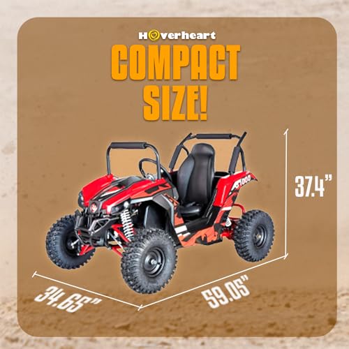 HOVER HEART 48V Large UTV Ride-On Car Blue