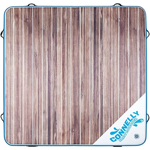 Connelly CWB Party Cove Dock 8' Inflatable Floating Water Mat Brown