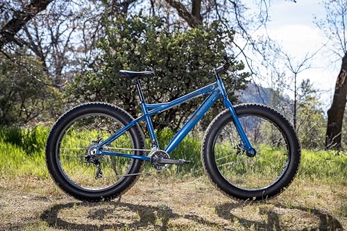 Mongoose Juneau Fat Tire Mountain Bike Blue