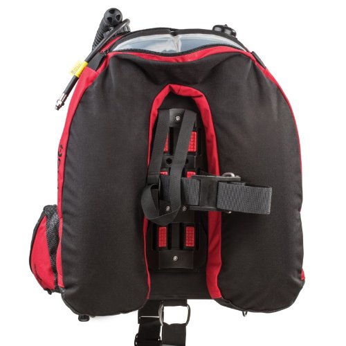 Hollis HD200 BC/BCD Weight Integrated Scuba Diving Buoyancy Compensator Black (Large)
