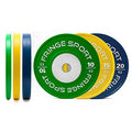 Fringe Sport Olympic Bumper Weight Plates - Kilogram Colored Competition Plates, 120 KG Set