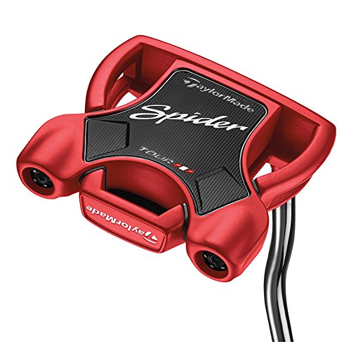 TaylorMade 2018 Spider Tour Red Putter (Double Bend, Right Hand, 35 Inches, with Sightline)