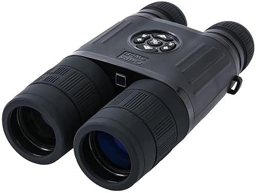 Teslord Night Vision Binoculars with Photo & Video Capture, Digital Infrared Goggles for 1000M Viewing in Darkness Black