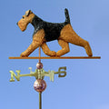 Welsh Terrier Hand Carved & Painted Weathervane 22 Inch