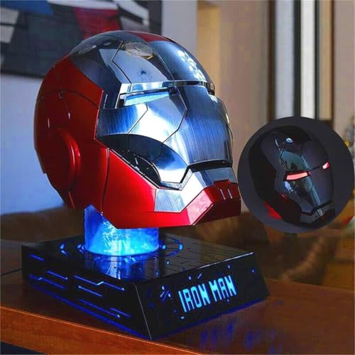 Tarrshiney Electronic Mark 5 Helmet Silver Voice-Controlled Cosplay Prop