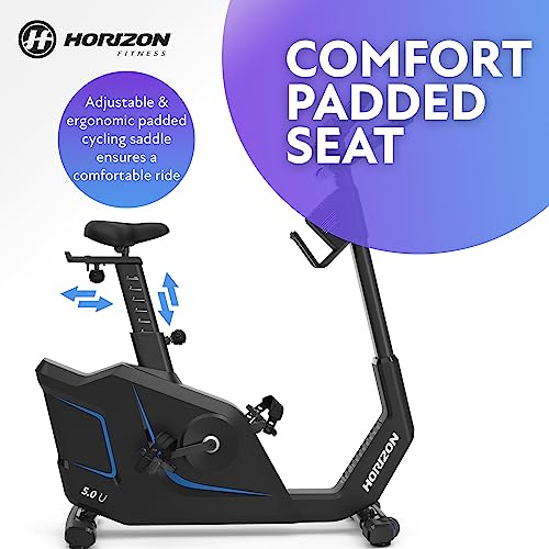 Horizon Fitness 5.0U Upright Bike Black