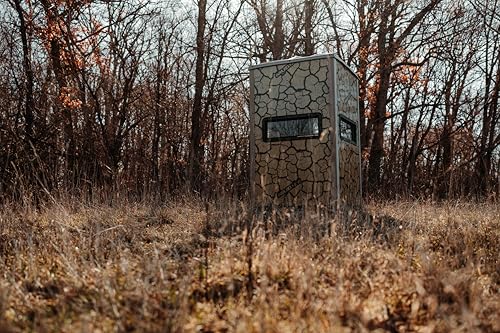 MUDDY Gunner Box Blind Steel Wall Cracked MUD CAMO Multi