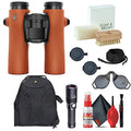 SWAROVSKI OPTIK 8x32 NL Pure Binoculars Orange with Backpack, Flashlight & Cleaning Kit
