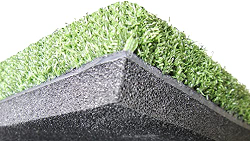 PREMIUM PRO TURF Commercial Pro 5' x 5' Golf Hitting Stance Mat - 5/8" Closed Foam Backing