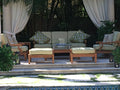 TeakStation Sunbrela Fabric Cushions for Atnas 6pc Sofa Set