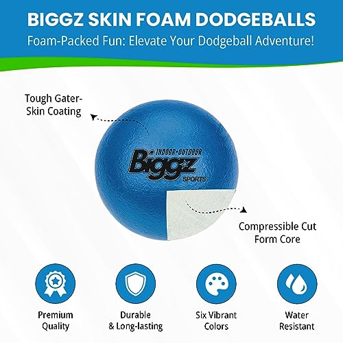 Biggz Skin Foam Dodgeballs 48 Pack Multicolour