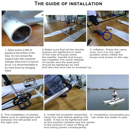 MIOBER Water Bike Paddle Board Inflatable Kayak (C)