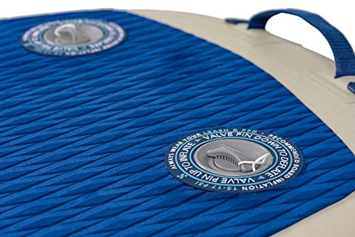ISLE Surf and SUP Megalodon Inflatable Stand Up Paddle Board Aqua/Navy
