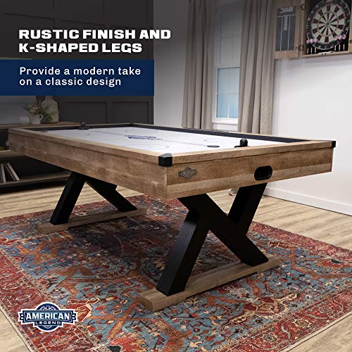 American Legend Kirkwood 84” Air Powered Hockey Table Brown