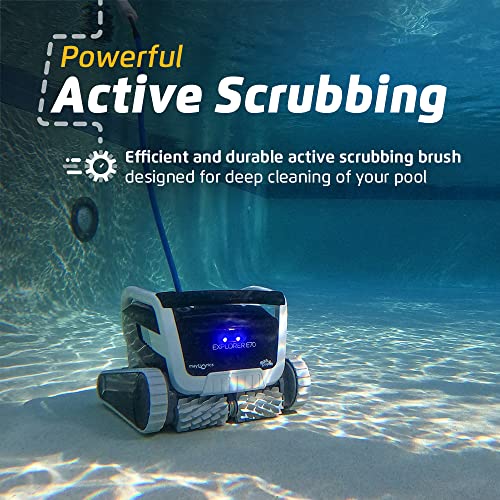 Dolphin Explorer E70 Wi-Fi Robotic Pool Vacuum Cleaner Black