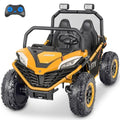 ELEMARA 24V 2 Seater XL Electric Off-Road UTV for Kids Mustard