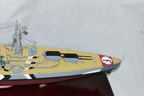 Squadron Nostalgia LLC Bismark WWII German Battleship 36-Inch Mahogany Model
