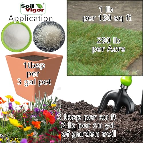 Soil Vigor Potassium Polyacrylate for Garden 45 White