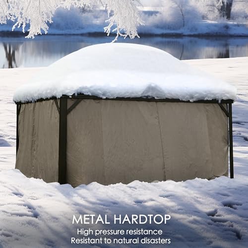 Kozyard Alexander 12' X 18' Hardtop Gazebo Gray