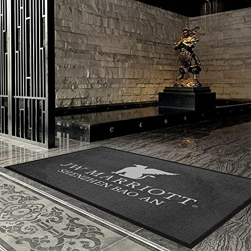 ALLEVI Custom Door Mat Commercial Grade 10' x 6' Black