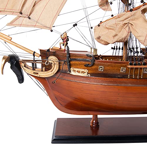 Old Modern Handicrafts Pirate Ship Model Exclusive Edition Brown
