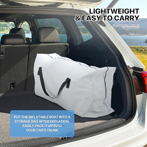 MADOG SPORT EQUIPMENT Inflatable Boat for 1-4 Persons Gray/White